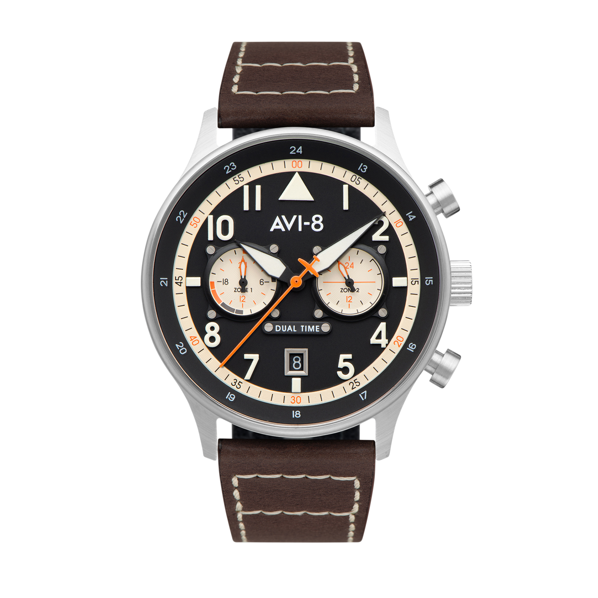 Manston | Hawker Hurricane Carey Dual Time – AVI-8 Timepieces