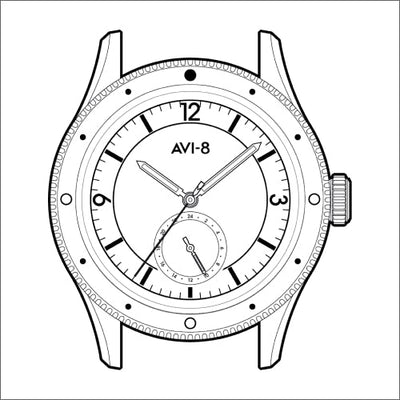 Flyboy Airmaster Sector Meca-Quartz <br>AV-4112