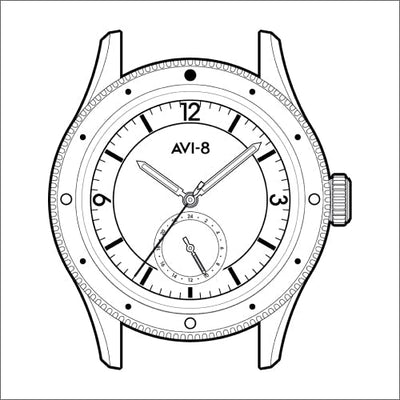 Flyboy Airmaster Sector Meca-Quartz <br>AV-4112