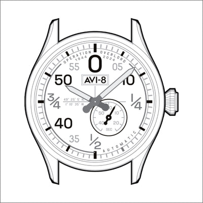 Flyboy Airborne Automatic D-Day 80 Limited Edition<br>AV-4114-01