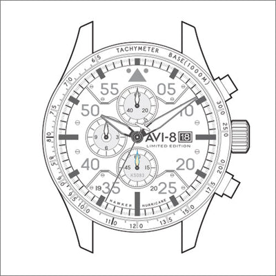 Hawker Hurricane 90th Anniversary Chronograph Limited Edition<br>AV-4130
