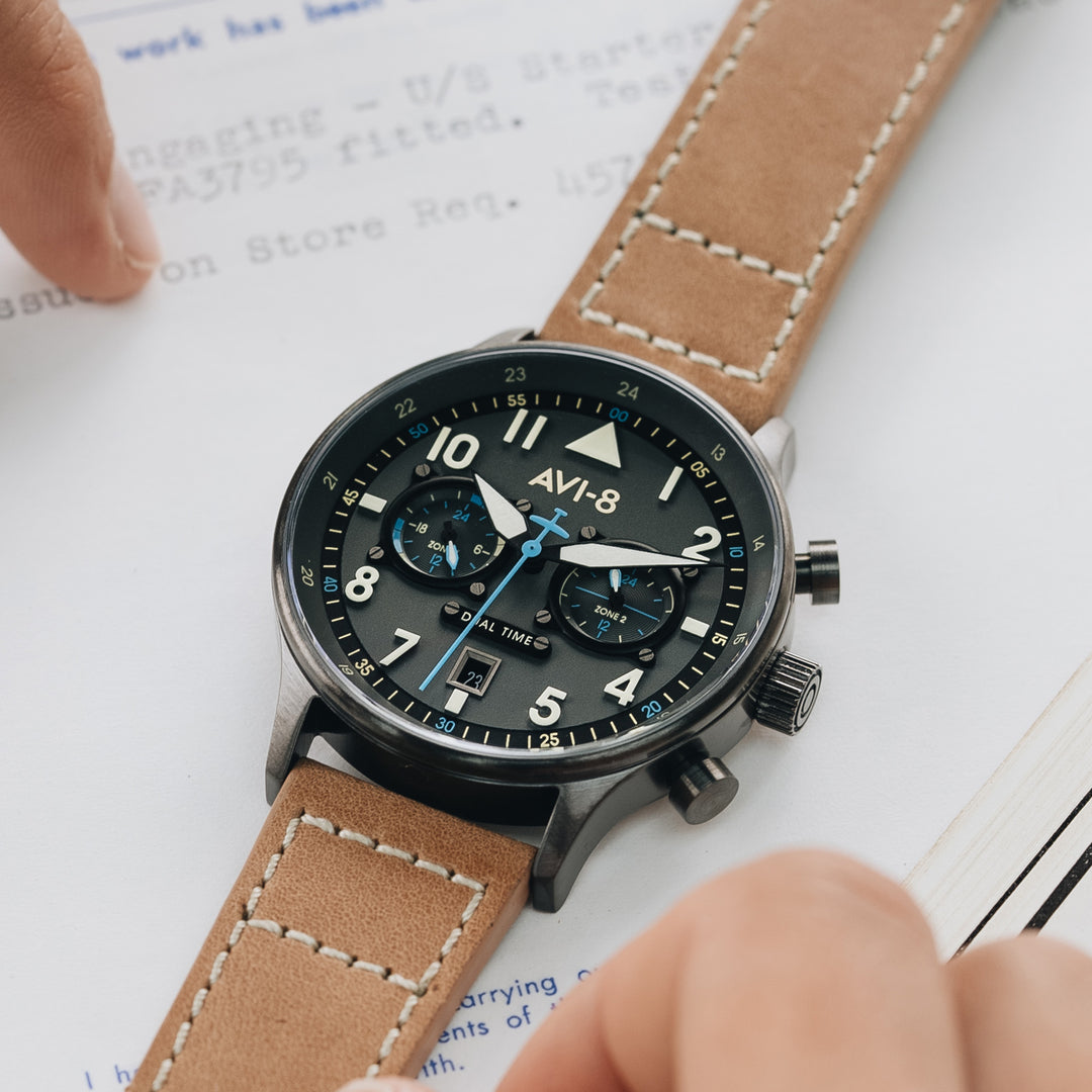 Orissa | Hawker Hurricane Carey Dual Time – AVI-8 Timepieces