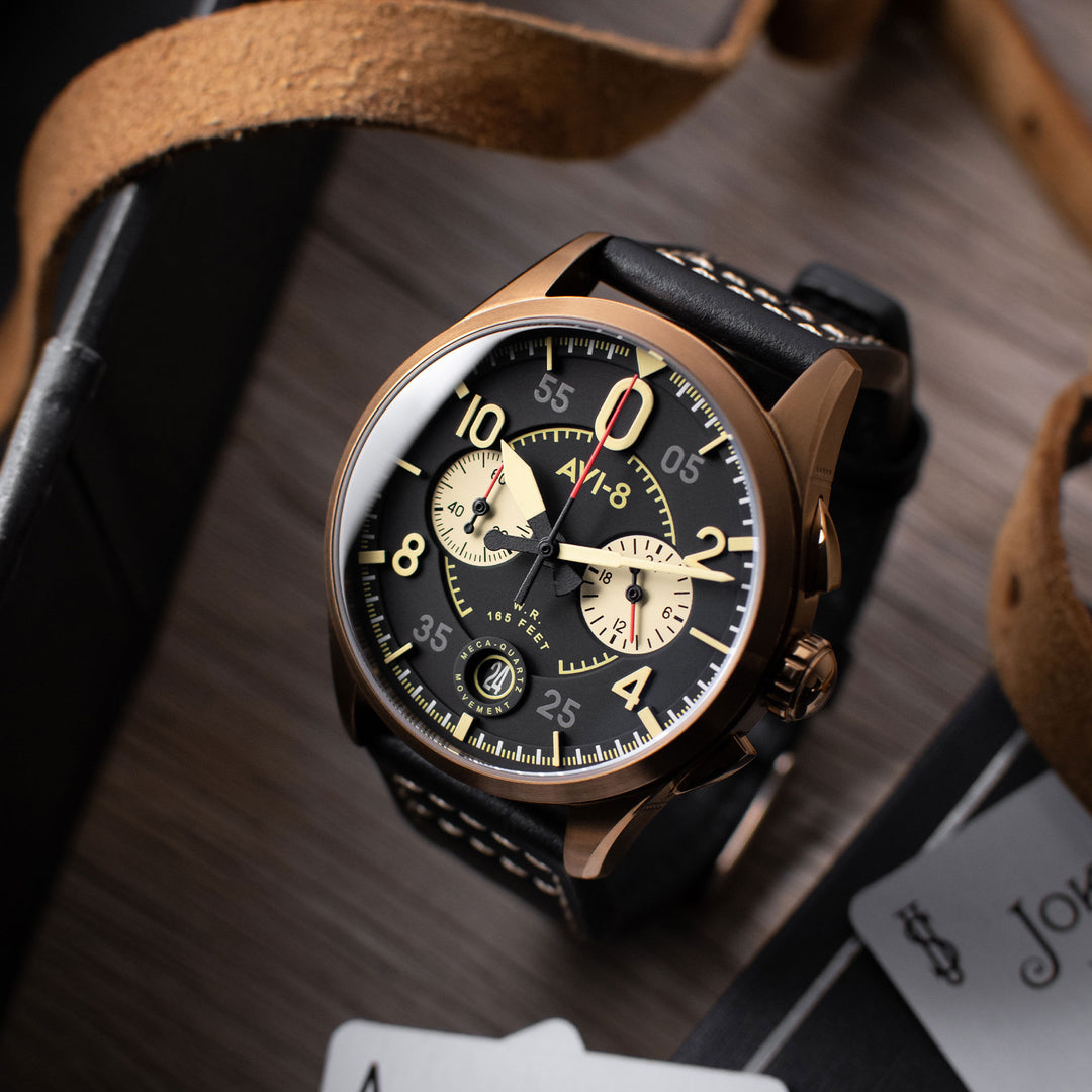 SPITFIRE LOCK CHRONOGRAPH AV-4089 – AVI-8 Timepieces