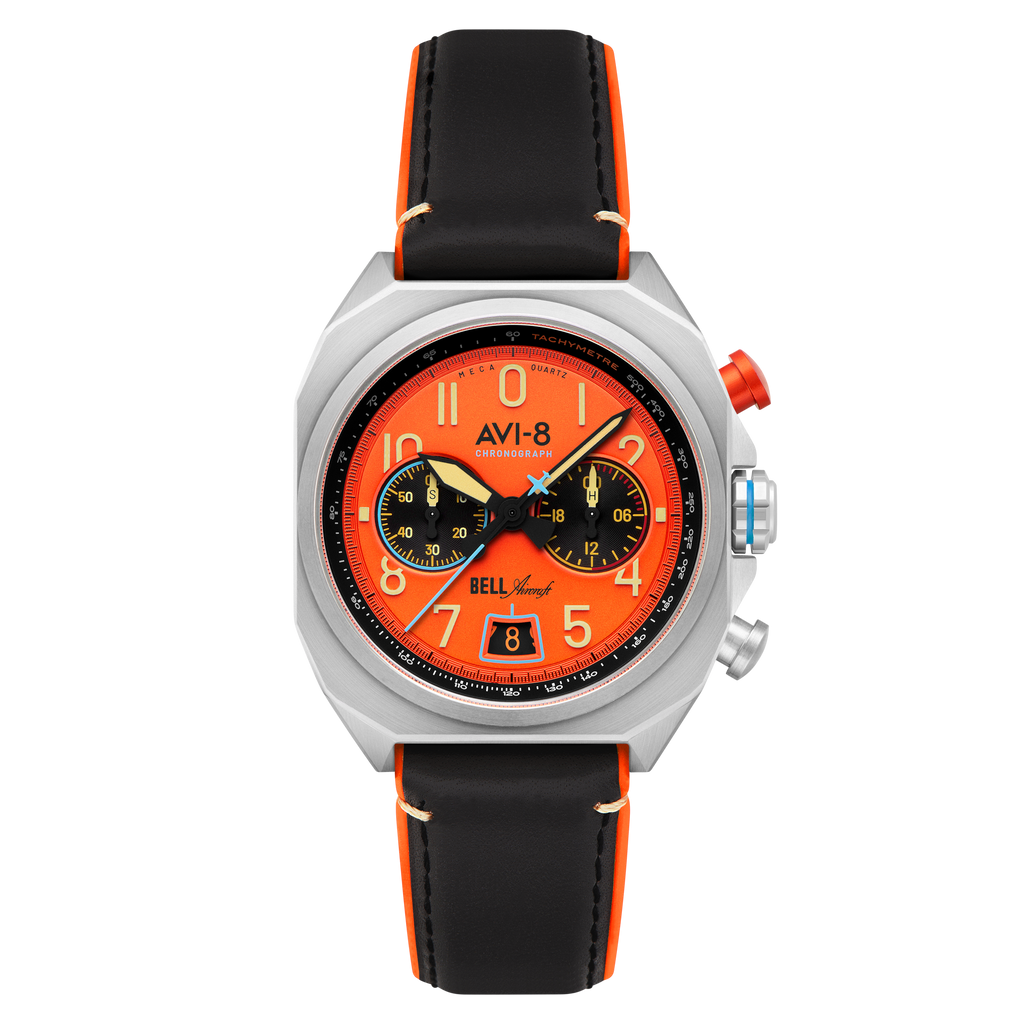 Rusty Orange | Bell X-1 Machbuster Chronograph – AVI-8 Timepieces