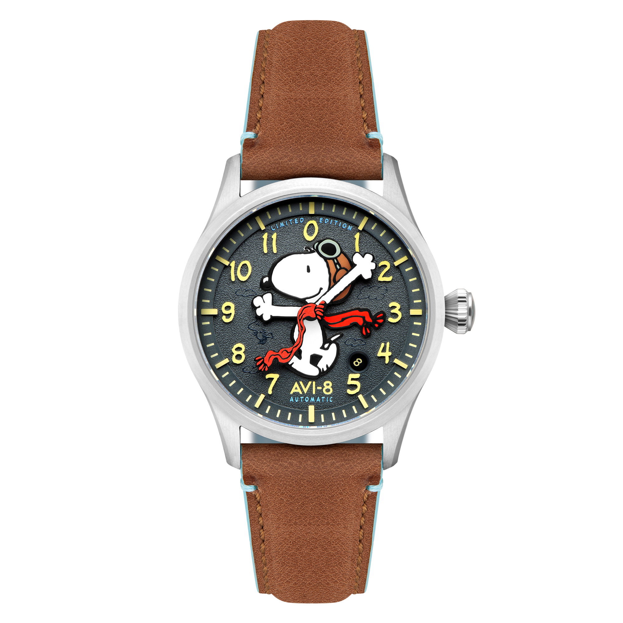 Pilot Grey | Flyboy Engineer Automatic Peanuts Snoopy Flying Ace ...