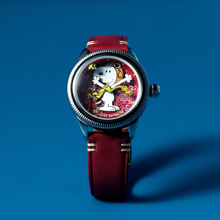 Doghouse Red | Flyboy Airmaster 40 Meca-quartz Peanuts Snoopy