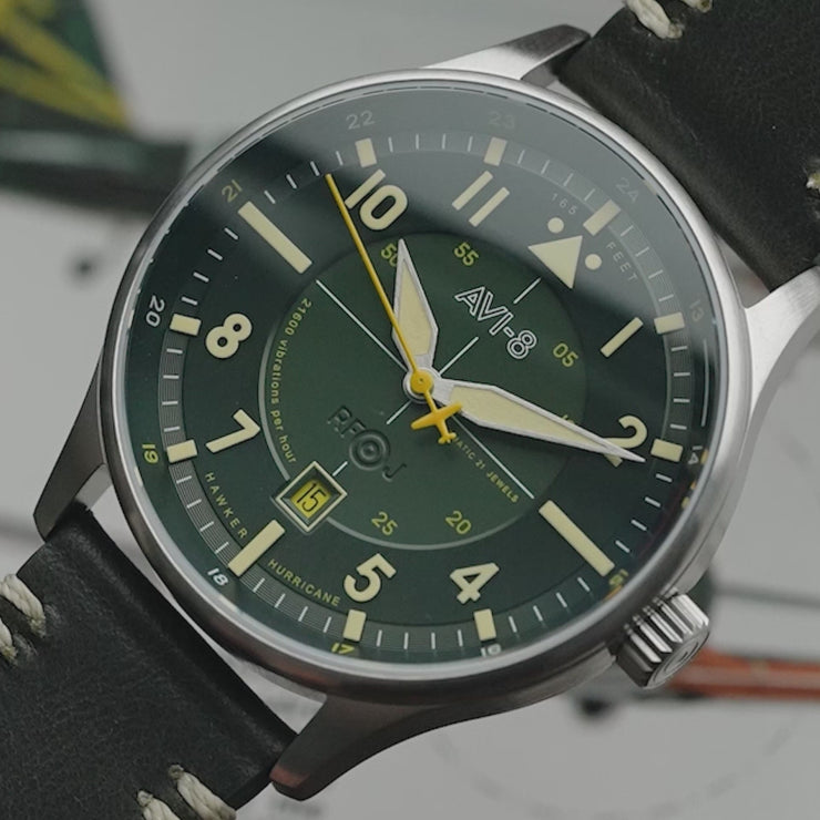 Hampshire | Hawker Hurricane Kent Automatic – AVI-8 Timepieces