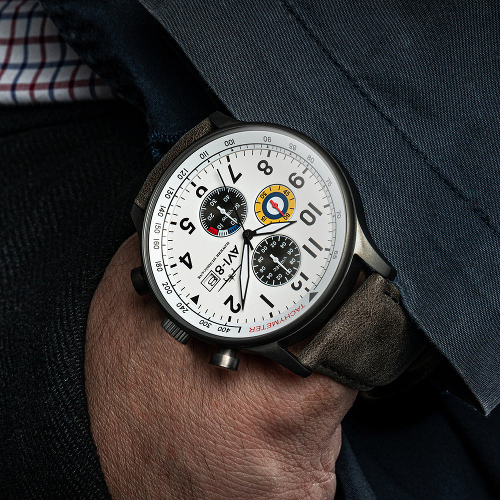 IVORY GRAYSCALE CLASSIC CHRONOGRAPH 3
