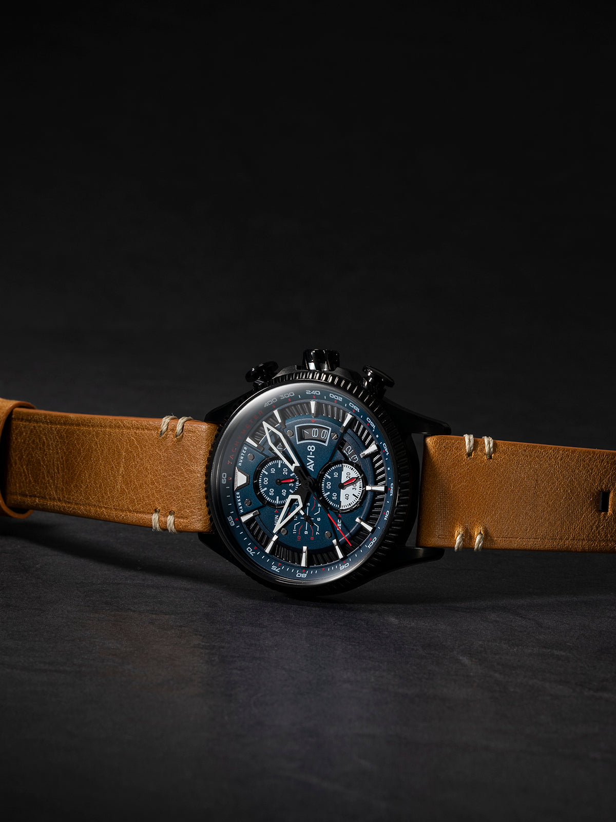 CARBON NAVY AVON CHRONOGRAPH 5